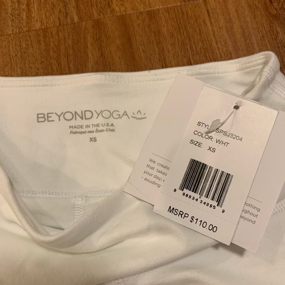 NWT White Beyond Yoga Leggings (XS) - Picture 2 of 7
